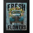 thumbnail image 2 of Hogan, Melody 15x18 Black Modern Framed Museum Art Print Titled - Fresh Flowers 1, 2 of 5