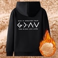 thumbnail image 5 of Yuhangmm Womens Hoodies Pullover Fashion Casual Print Hooded Sweatshirt Soft Pullover with Pocket for Comfortable Relaxed Style with Trendy Print Black XL, 5 of 5