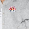 thumbnail image 3 of Women's Gameday Couture  Ash New York Red Bulls Midfield Magic Button-Up Long Sleeve Overshirt, 3 of 3