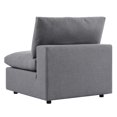 thumbnail image 3 of Modular Lounge Deep Sofa, Sunbrella, Grey Gray, Fabric, Modern Contemporary, Outdoor Patio Balcony Cafe Bistro Garden Furniture Hotel Hospitality, 3 of 10