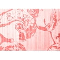 thumbnail image 1 of Ahgly Company Indoor Rectangle Abstract Red Contemporary Area Rugs, 7' x 10', 1 of 4