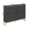 thumbnail image 4 of Fiogmub Shoe Storage Cabinet, 2 Flip Drawers, Wooden Shoe Rack Organizer, Entryway, 4 of 7