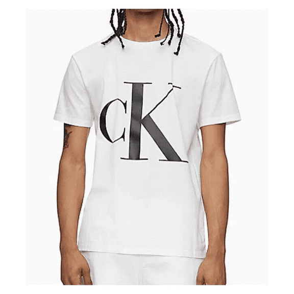 Calvin Klein Big Classic Logo T Shirt White 2XL