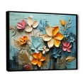 thumbnail image 2 of Designart "Meadow Whispers composition I" Modern Floater Framed Canvas Wall Art, 2 of 7