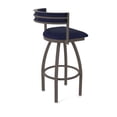 thumbnail image 2 of 861 Artemis 36" Swivel Bar Stool with Bronze Finish and Canter Twilight Seat and Back, 2 of 5