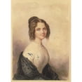 thumbnail image 3 of Savinien Edme Dubourjal 19x24 Black Modern Framed Museum Art Print Titled - Anne Charlotte Lynch (Later Mrs. Vincenzo Botta) (ca. 1847), 3 of 5