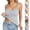 #02 Gray, variant on Women's Square Neck Lace Trim Sleeveless Slim Fit Tank Tops Y2K Going Out Camisole Shirts, #02 Gray, L
