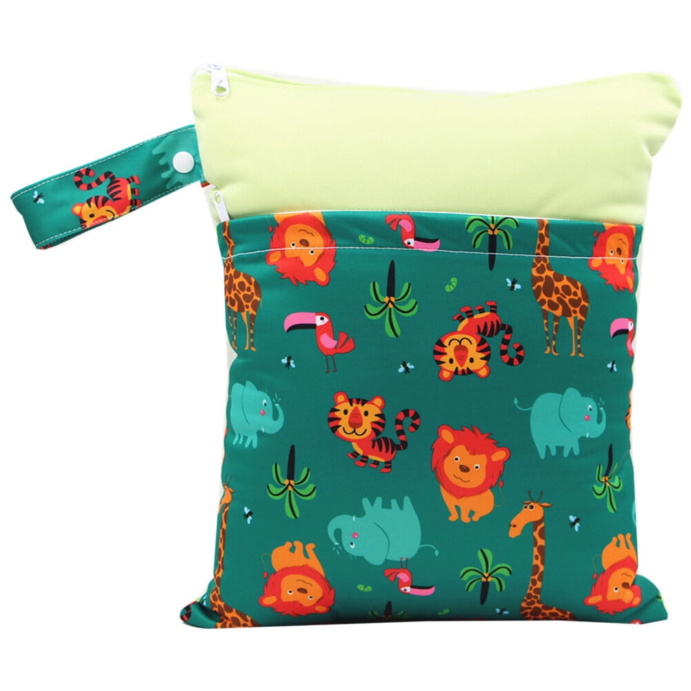 Diaper wet bag Cloth Diaper Wet Bags Colorfully Printed Dry Wet Bag