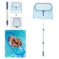 thumbnail image 5 of AMERTEER Pool Leaf Net Telescopic Fine Mesh Pool Leaf Skimmer Portable Handheld Skimmer Rake Pool Cleaning Tool for Swimming Pool Pond Bathtub, 5 of 5
