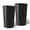 Black, variant on 2 Pack Outdoor Planters with Liners,21.7 in Modern Tall Square Planter Box for Indoor/Outdoor,Black