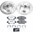 thumbnail image 3 of PowerStop Front Z26 Street Warrior Carbon-Fiber Ceramic Brake Pad and Drilled and Slotted Rotor Kit Fits: ACURA HONDA Select Models K6317-26, 3 of 9