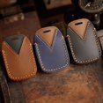 thumbnail image 3 of Car Key Fob Cover Case Protector For GMC Pickup Truck Car Key Case Fob Cover Leather Retro, 3 of 22