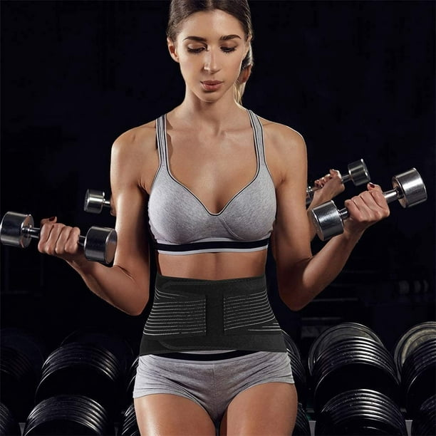 Waist Trimmer Sweat Belt for Weight Loss Adjustable Belly Fat Burner Waist  Trainer Slimming Belt for Men & Women 