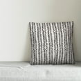 thumbnail image 2 of Creative Products Black and White Modern Herringbone 18x18 Spun Poly Pillow, 2 of 2