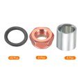 thumbnail image 3 of Uxcell Skateboard Truck Hardware Kit, Skateboard Truck Lock Nuts Axle Washers Spacer Speed Rings Set, Silver Black Red, 3 of 5