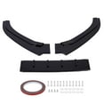 thumbnail image 2 of Front Bumper Lip Spoiler Splitter, 3 Sections Car Universal Front Bumper Lip Chin Diffuser Protector Body Kit Replacement for 6C 2015-2018, Automotive Accessories, 2 of 7