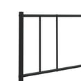 thumbnail image 5 of vidaXL Metal Headboard Black 193 cm, 5 of 5
