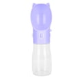 thumbnail image 2 of Botella de agua para perros, a prueba de fugas, apta para lavavajillas, portátil, para gatos, cachorros y conejos, 380 ml, color morado S, 2 of 14