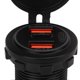 thumbnail image 3 of 20A 6 Gang Rocker Switch Panel 12V 24V Blue Light Waterproof for Boats Ships Cockpits SUV Trucks, 3 of 3