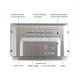 thumbnail image 5 of RKSTN Electronic alarm clock Smart Night Light Digital Alarm Clock With Indoor Temperature Operated Desk Small Clock, 5 of 9