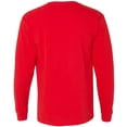 thumbnail image 3 of 5060 Bayside Men's Long-Sleeve Cotton Tee Crew Neck T Shirt, 3 of 3