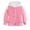 Hot Pink, variant on Toddler & Teen Boys Hooded Varsity Jacket Trendy Handsome Letterman Coat Spring Fall Baseball Jacket Streetwear & Back to School Clothes