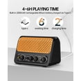 thumbnail image 3 of Amplificador de guitarra eléctrica portátil LEKATO de 10 W con Bluetooth, 3 of 8