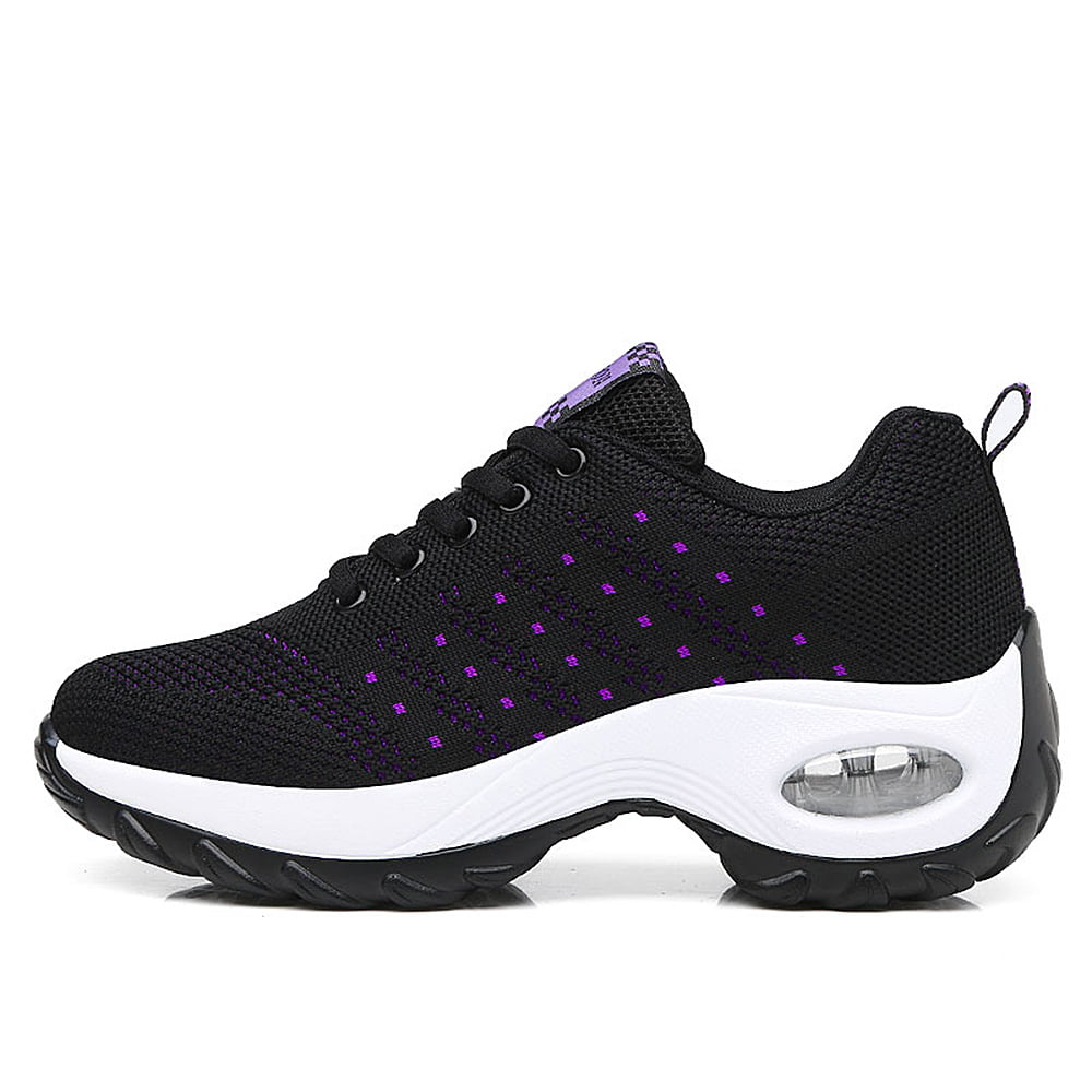 Moonker Womens Athletic Support Walking Shoes Arch Support Sneakers Ladies Woven Mesh Breathable Casual Casual Shoes