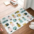 thumbnail image 5 of Haiem Colorful Insects Front Door Mat Indoor Outdoor Entrance, Waterproof All-Season, All-Weather Doormat, Durable Flannel Fabric, Fade Resistant, Low Profile, 16x24in, 5 of 9