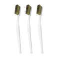 thumbnail image 1 of Cepillo de cobre Cepillo de dientes lavable Mini Cepillo de agarre Resuable Exfoliante de limpieza firme, Latón, 3 piezas Speravity EL000071-01B, 1 of 2
