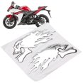 thumbnail image 5 of 2Pcs 3D Skull Head Auto Motorcycle Car Sticker Decor Decal, 5 of 5
