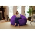 thumbnail image 4 of Chill Sack Bean Bag Chair, Memory Foam with Ultra Fur Cover, Kids, Adults, 6 ft, Ultra Fur Purple, 4 of 6