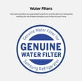 thumbnail image 6 of SAMSUNG Genuine Filters for Refrigerator Water and Ice, Carbon Block Filtration for Clear Drinking Water, HAF-QIN-2P, 2 Pack, 6 of 7