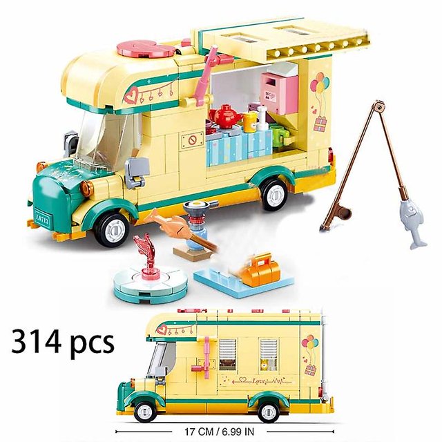 Food Ice Cream Car Camper Candy Friends Sets Building Mini Block