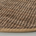 thumbnail image 4 of SAFAVIEH Natural Fiber Milica Solid Area Rug, Natural, 7' x 7' Round - Scandinavian Design, Natural, Jute, Hand Woven Pattern, Ideal for Entryway, Kitchen, Living Room, Office, 4 of 11