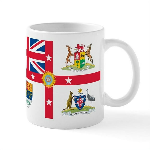 CafePress - British Empire Flag Mug - 11 oz Ceramic Mug - Novelty Coffee Tea Cup