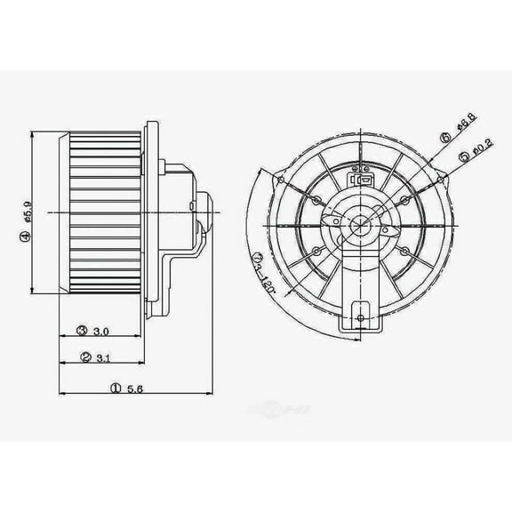 HVAC Blower Motor