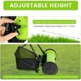 thumbnail image 5 of Miumaeov Push Lawn Sweeper,12inch Leaf & Grass Collector,Manual Lawn Mower with Five Blades,5-Blade Cordless Manual Reel Lawn Mower (12inch), 5 of 13