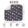 thumbnail image 4 of Pioneer Flower Floral Print Pattern Kitchen Dish Drying Mat 1 Pack, Ultra Absorbent Microfiber Drainer Mat, 16"x18", 4 of 6