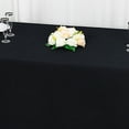 thumbnail image 5 of BalsaCircle 90" x 132" Rectangular Cotton Wedding Tablecloth Linens Black, 5 of 8