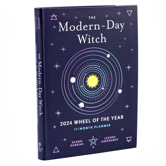Pre-Owned Modern-Day Witch 2024 Wheel of the Year 17-Month Planner (Paperback) 1454949090 9781454949091