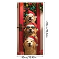 thumbnail image 2 of Custom Printed Fabric Door Curtain Hanging Tapestry for Home and Room Divider Privacy Screen Design, 2 of 5