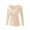 Beige, variant on Women Thermal Tank Tops, Scoop Neck Fleece Camisole Sleeveless Underwear Warm Base Layer