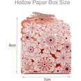 thumbnail image 2 of 50PCS Hollow Paper Candy Boxes, Sweet Wedding Favour Boxes, Butterfly Pattern Party Gift Bags,small size, 2 of 5