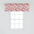thumbnail image 2 of Ambesonne Shabby Flora Window Valance, Spring Garden Roses, 54" X 18", Pale Pink Hot Pink, 2 of 3