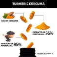thumbnail image 3 of Turmeric Cúrcuma Con Extracto Al 95% y Pimienta Negra Al 95% 60 Cápsulas Beyond Vitamins Vitaminas en Cápsulas, 3 of 10
