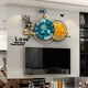 thumbnail image 4 of Reloj de pared decorativo for sala de estar, reloj silencioso, 4 of 6