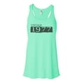 thumbnail image 1 of "Vintage 1977, 43rd Birthday, Born In 1977, Soft Bella Canvas, Sublimation, 43 Years Old, 43 Tank, 1977 Tank Top, Racerback, Birthday Gift, Mint , LARGE", 1 of 1