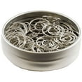 JAM Paper Round Paper Clips, Silver Medium Paperclips, 1 in, 50/Pack ...
