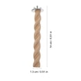 thumbnail image 4 of Bird Cage Perch Wooden Parrot Perch Toy Bird Standing Stick Parrot Cage Accessory, 4 of 8